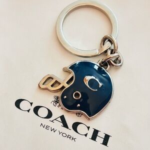 Coach Football Helmet Keychain